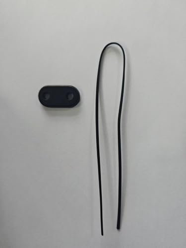 zweipappel Kit de fijación de privacidad (50 unidades, fijación resistente a la intemperie, 50 clips de fijación+50 láminas de alambre, para jardín, césped, valla, balcón, privacidad)