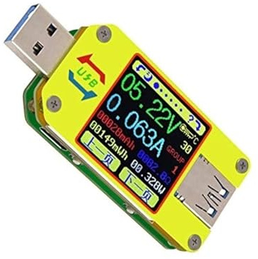 YVAAASIYC RD UM34C for App USB 3-0 Tipo-C Voltmetro Amperometro Tensione Corrente Misuratore di Carica della Batteria Tester di Resistenza del Cavo con
