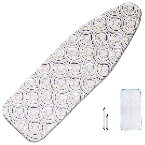 OPOLDBDMAC 90x30cm 100x35cm Strykjärnsöverdrag Med Tjock Vaddering, Ersättningsöverdrag I Bomull För Strykbräda, Elastiska Skyddande Överdrag För Strykbräda(Multi-colored,92x33cm/36x13in)