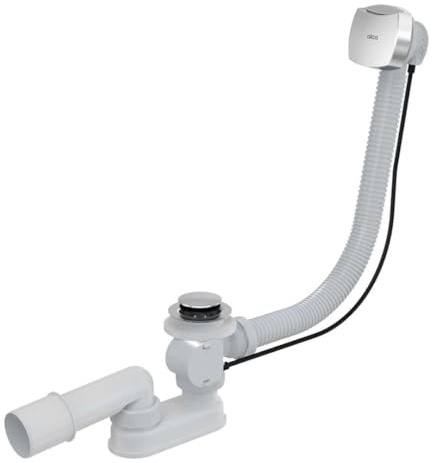 a51cr Sifone di scarico per vasca da bagno ø 52 mm Metallo cromato 120 cm