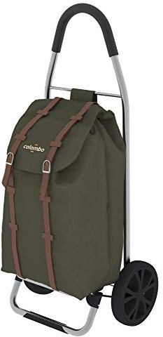 Colombo | Dakar Carrello Spesa Impermeabile | 50 L | Verde Militare