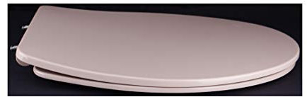 Grünblatt WC Sitz Slim Design Toilettendeckel oval Klodeckel mit Quick-Release-Funktion und Geräuschlose Absenkautomatik Antibakterielle Duroplast (Beige)