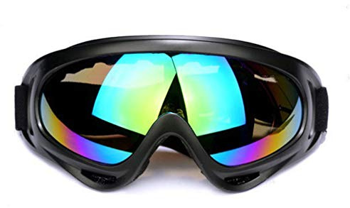 Schutzbrille Augenschutz, Überbrille auch für Brillenträger, für Baustelle, Labor, Werkstatt, Fahrrad-Fahren,Leicht,klar und Wasserdicht, Blockieren Speicheltröpfchen für den Unisex-Gebrauch,Bunt