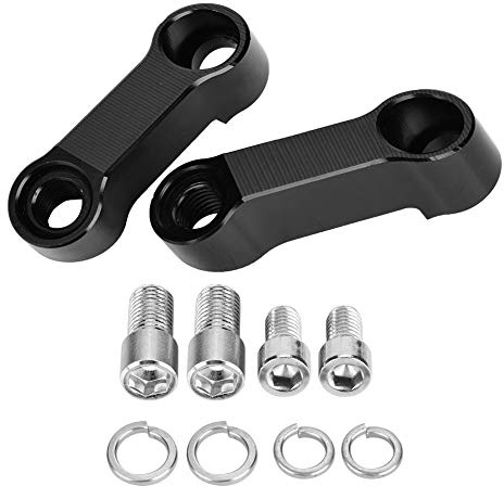 Aluminium Motorrad Spiegel Riser Verlängerung Adapter, 10mm 8mm Rückspiegel Adapter Kit Mount Extender
