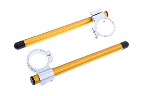 avdb-moto Paae erhöte Stummellenker/erhöte Klemmen 50 mm + Rohr kompatibel mit CBR 900 RR 929 954, VTR 1000 SP1 SP2, HORNET 600, CBR 1000 RR 2004-2015 (OR)