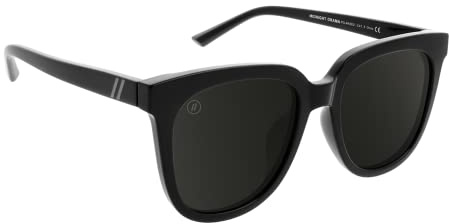 Blenders Eyewear Grove – Polarized Sunglasses – Butterfly Frames with Acetate Temples – 100% UV Protection – For Women – Midnight Drama