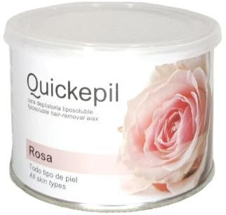 CERA DEPILATORIA rosa titanium Barattolo da 400 ML per centri estetici e centri benessere anche per uso proprio