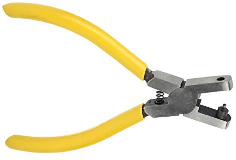 Lochstanzwerkzeug für Uhren, 6 Zoll 2 Mm Lochzange für Uhren, Lochzange für Uhrenarmband-Leder, Universell, Mini-Heimwerker, Stanzausrüstung für Lederarbeiten