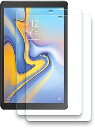 Pellicola salvaschermo per Samsung Galaxy Tab A 10,5 pollici (SM-T590, SM-T595, SM-T597) Pellicola in vetro temperato, durezza 9H, antigraffio, custodia amichevole, senza bolle (2 pezzi)