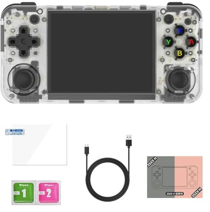 Lueear Handheld Video Games | 3.5-Inch Classic Game Console,Handheld Game Console, Retro Game Player with Classical Games, 3.5-inch Screen Support for Connecting TV, Present for Kids