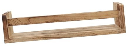 CONGARTENO Wandgewürzregal Organizer Holz Vintage Gewürzflaschen Aufbewahrung Multifunktionale Küchenablage Für Küche Bad Balkon