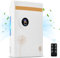 Pafiety Deshumidificador 2200ML Silencioso, Descongelación Automático, UV Purificación, 24Hrs Temporizador, con Mando a Distancia para Baño, Dormitorio, Oficina, RV