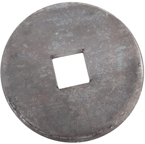 Ama Flangia di Ricambio per Assi Frangizolle Convessa – Foro Quadro 26 mm, Spessore 10 mm, Peso 750 g, Altezza 11,5 cm, Made in Italy