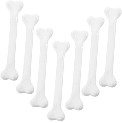 Sosoport Halloween Decor Set 12pcs Mini Skeleton Bones Plastic Skeleton Props for Party