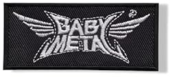 Niedlicher Metal-inspirierter Aufnäher – Besticktes Patch mit Baby-Band-Design, Zum Aufbügeln
