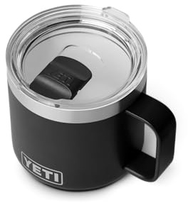YETI Rambler 14 oz (414 ml) Stapelbare Tasse Mit Durasip Keramikbeschichtung - Black