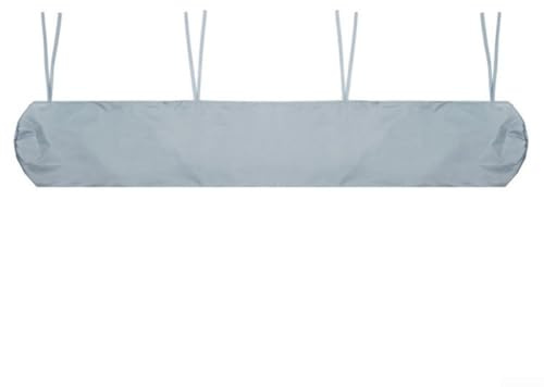 HpLive 2,5 m/3,5 m/4 m impermeable toldo cubierta protectora 210D tela Oxford jardín terraza protección solar cubierta, plata (3,5 m)