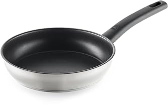 BRA Antistick Inox | Sartén 20 cm, aluminio forjado y acero inoxidable