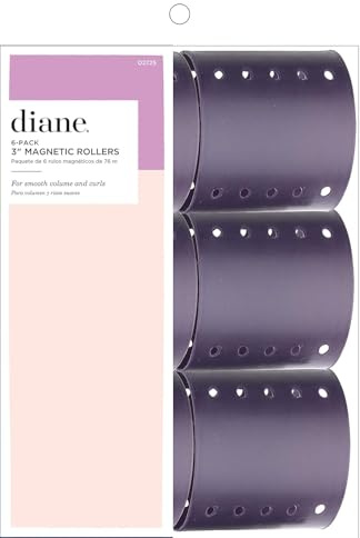 Diane Magnetic Roller - Purple - 3inch - 6 Pack