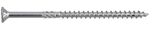 HOX® Profischraube- Universalschraube, Holzschraube mit europäisch technischer Zulassung/ Teilgewinde/ 5 x 60 mm/ 80 Stück