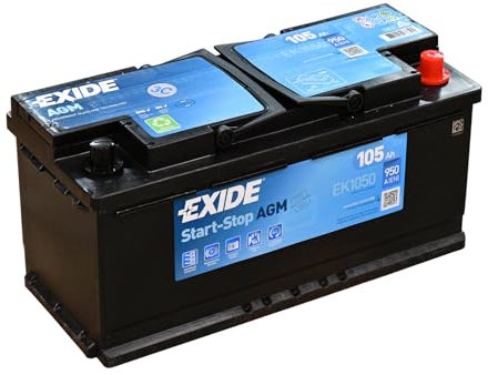 Exide Technologies AGM EK1050 Batteria Auto 105Ah 950A Start Stop