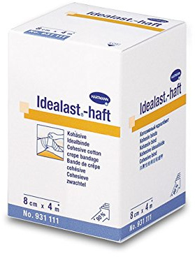 1 Idealast-haft kohäsive Idealbinde 6 cm x 4 m Mullbinde Verband von Hartmann