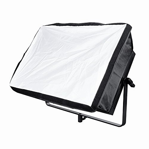 PIXAPRO LED Panel Softbox 40x24x14cm Video Lighting Diffuser Light Box Soft Light Shadowless Soft Box F-stop Scrim Lighting Control for VNIX1000 VNIX 1000 Daylight and Bicolour