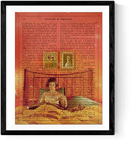 Nacnic Lámina para enmarcar Amélie. Poster tamaño A3 con Imagen de la película. Papel 250 Gramos tintas Resistentes