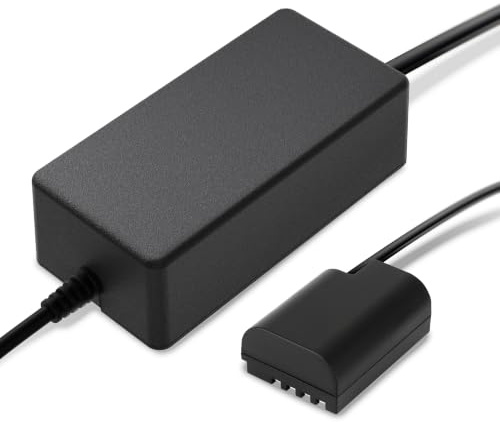 CELLONIC Netzadapter kompatibel mit Panasonic Lumix DC-G9, DMC-GH4 | DMW-AC8 + DMW-DCC12 + DC-Koppler (Dummy Batterie), ca. 3 m, 100-240 V, kontinuierliche Stromversorgung der Kamera