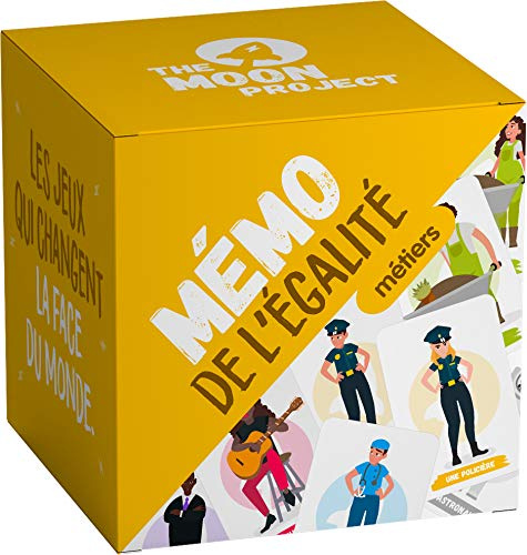 Topla | Mémo de l'Égalité | Memory Enfant, Jeu de Societe 4 Ans, Jeu de memoire, idée Cadeau 4 Ans ludique pour sensibiliser à l'égalité des métiers et déconstruire Les stéréotypes