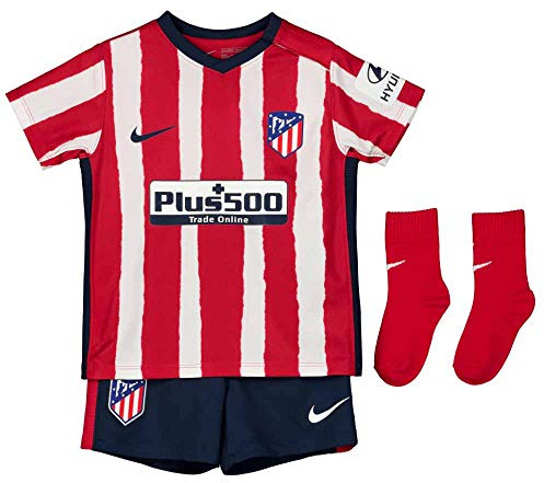 NIKE ATM I Nk Brt Kit HM fotbollsset – sport röd/(midnatt marinblå) (full sponsor), 3–6 m