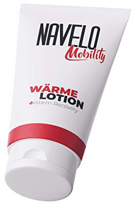 Navelo Mobility Wärme Lotion - Warm Recovery | bei Verspannungen und Schmerzen | Angenehm pflegende Wärmecreme ohne zu reizen | Wärmesalbe | wie Wärmepflaster