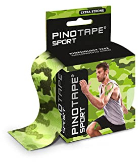 PINOTAPE Sport Kinesiologie Tape 5 cm x 5 m Camouflage 3er Pack