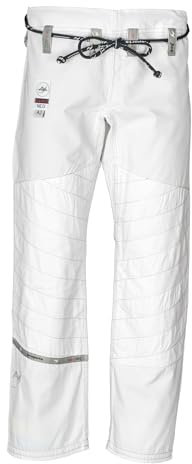 Ju-Sports BJJ Hose A2H Select Neo Weiß I Jiu Jitsu Hose mit Schnürbund mit elastischer Kordel & Langer Knieverstärkung I 100% Baumwolle & dichtes Rip-Stop Gewebe