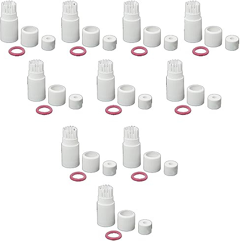 SJZBIN 10 Sets weiße RJ45 wasserdichte Anschlussabdeckung für Outdoor-Netzwerk-IP-Kamera, CCTV-Kabel, POE NVR System, Verbindung, Deckeladapter