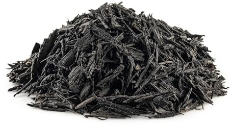 Rubberific Premium Shredded Rubber Mulch for Gardens, Lawns, and Landscaping | Long Lasting Color | Looks Like Natural Wood Mulch (0.8 Cu. Ft. - 16 LBS, Black)