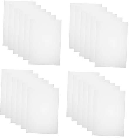 STOBOK 50stücke Kopiertransferpapiere Transparentpapier Zeichenpapier Druckpapier Für Musterdesign Zeichnen Malen Scrapbooking Tintenstrahldruck Übungspapiere