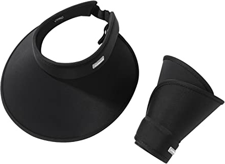 PODOLIXIA Visor Cap Sonnenhut mit großer Krempe, Damen Sonnenschild Atmungsaktiv Baseballhut Kappe Hut für Polo, Tennis, Laufen Sommer Urlaub Strandhut Frauen Sonnenvisorhüte UV Protection Sommerhut