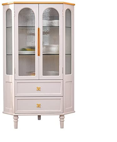 GRFIT Anrichte Küche Einfaches Sideboard, dreieckiger Schrank, Geschirr, Weinglas, Spind, großes Fassungsvermögen, Wand-Hochschrank, minimalistische Möbel Sideboard