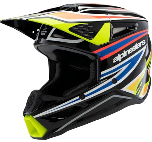 Alpinestars Kids Motocross-Helm S-M3 Schwarz Gr. M