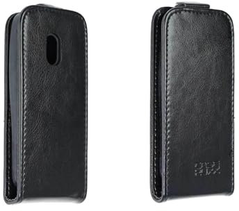 caseroxx Flip Cover für Nokia 3210 (2024) in schwarz – Handy-Tasche mit Kreditkartenfächern & Magnetverschluss aus Kunstleder, schlank & funktional