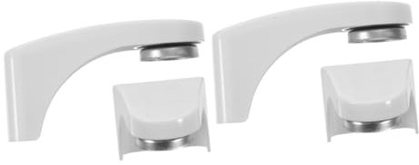 IMIKEYA Duschstück 4 Stück Magnetischer Seifenhalter Selbstentleerender Seifenhalter Seifenbehälter Zur Wandmontage Badezimmer Halter Für Seifenablauf Seife Unterstützung Abs Weiß