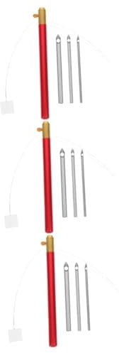 SEWACC 3 Juegos De Puntada De Bordado Suministros De Fieltro De Lana De Lana De Fieltro Kit De Fieltro De Aguja Kit De Aguja De Kit De Aguja De Coser Kit De