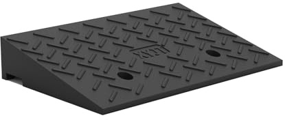 KXWOQ3ED Rampe de Seuil en Caoutchouc, Rampe d'accès Voiture Portable de 4 cm de Hauteur, Rampe de Trottoir pour Voiture, Fauteuil Roulant, Vélo, Motocyclette