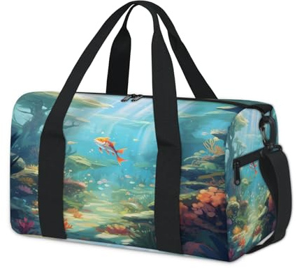 Seesack für Kinder, Mädchen, Jungen, Damen, Herren, Reisetasche, Reisetasche, Tragetasche, Fitnessstudio, lässige Seesack