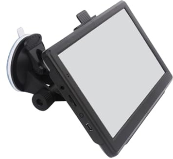 HIAKDOFT Car GPS Navigation Touch Screen 7 Inch Truck Navigator with Fm Transmission Intelligent Voice 8Gb Storage for Navigation at Petrol Stations Parking and Restaurants Black