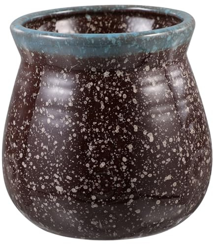 WEKADRIN Pot à Baguettes Céramique Style Japonais Vintage Porte-ustensiles et Rangement pour Couverts Décoration Raffinée pour Cuisine