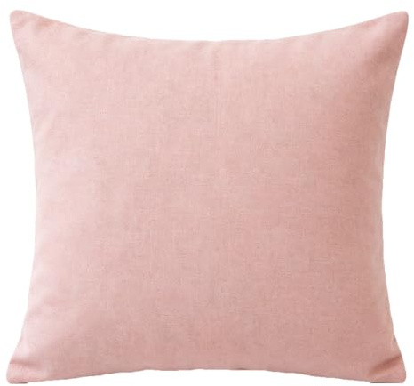 Yimafaner Rosa dekorkudde, kuddöverdrag med kärna för soffa, 45 x 45 cm