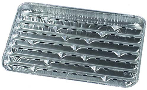 Papstar Alu-Grillschale, Aluminium, Silber, 34x23x2.5 cm, 5 Stück