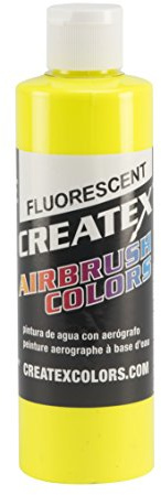 Createx Colors Paint for Airbrush, 8 oz, Fluorescent Yellow